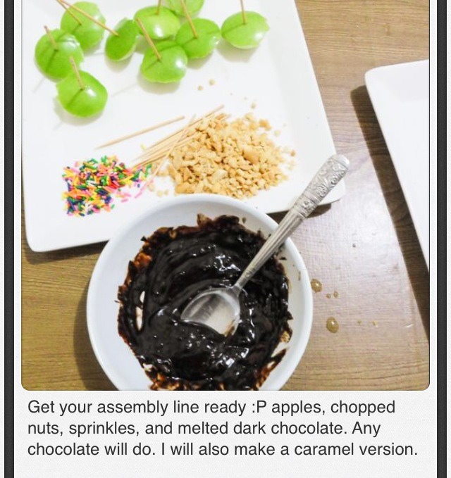 How To Make Mini Chocolate Dipped Apple Pops