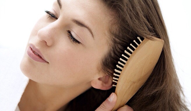 You can also use a brush to massage your scalp. Simply brush through your hair near the scalp as often as possible.