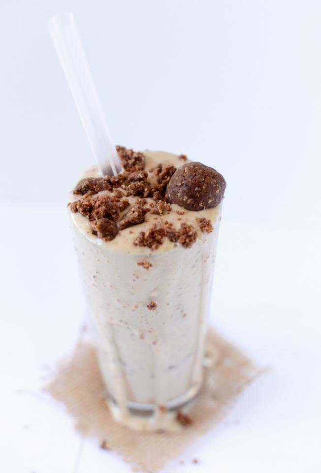 No Bake Cookie Dough Blizzard is ready.