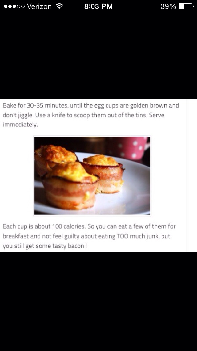 Bacon Cheese Egg Bake ;)