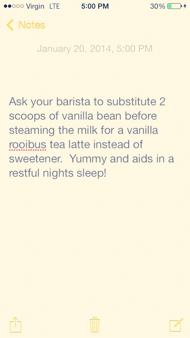 Sleepy Time Tea From Starbucks