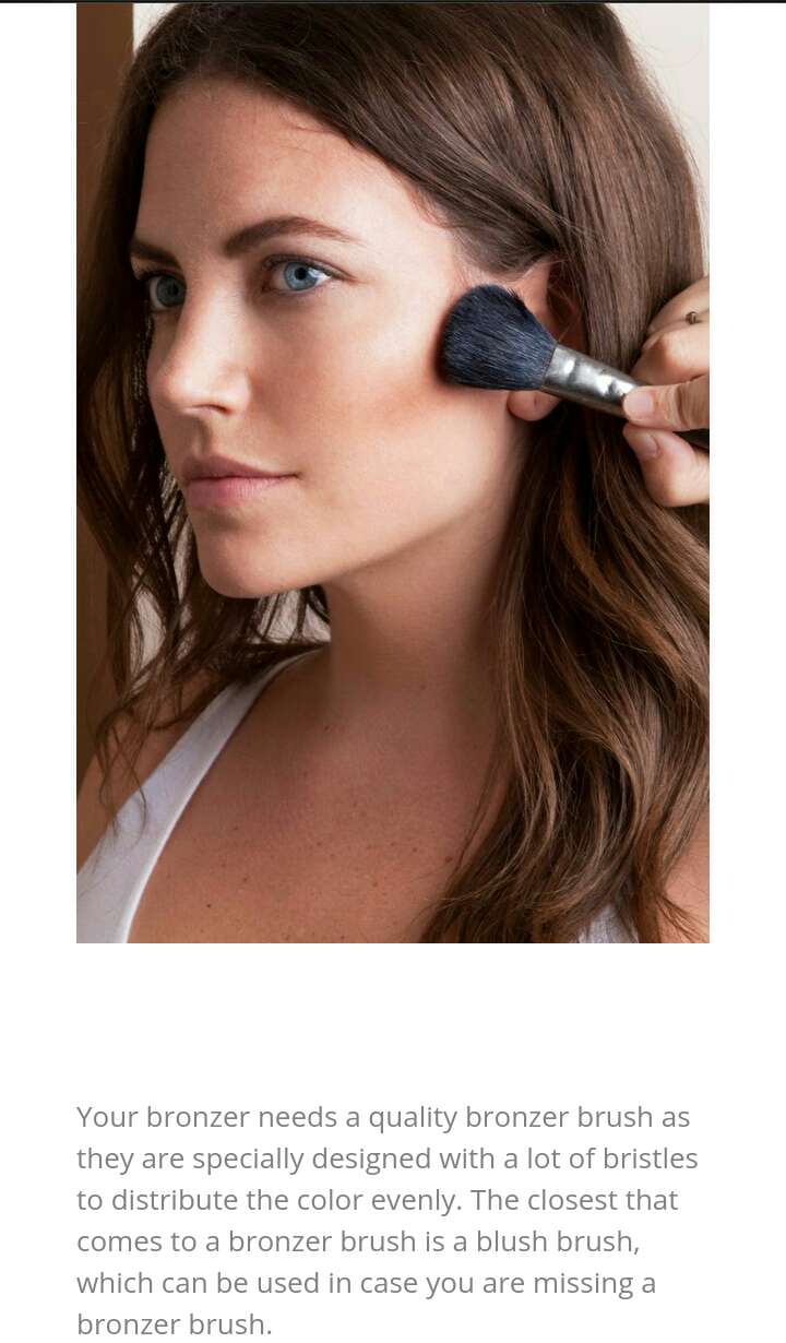 5 Simple Tips to Apply Bronzer Like a Super Model ✨