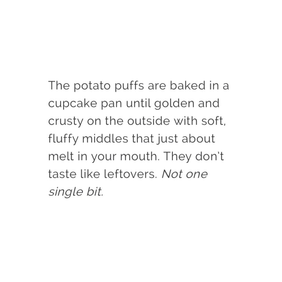 Mashed Potato Puffs