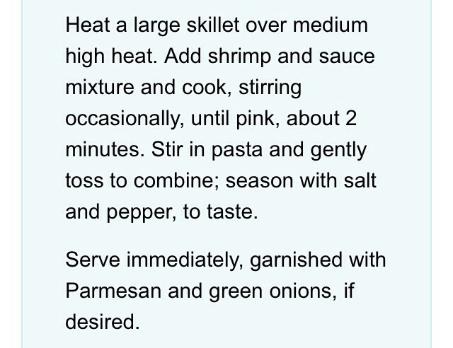 " Spicy Parmesan Shrimp Pasta" 😋