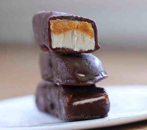 💛✨Homemade Snickers Ice Cream Bars✨💛

