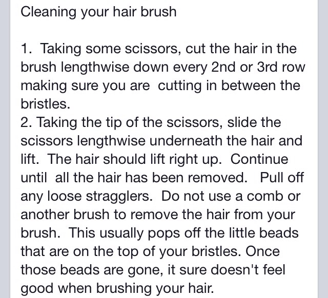 ✨ Cleaning Your Hair Brush For Healthy Hair!!✨