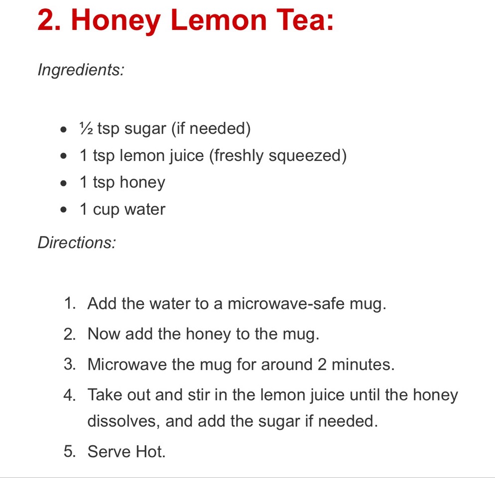 3⃣ Lemon Tea Recipes For Weight Loss. 😍