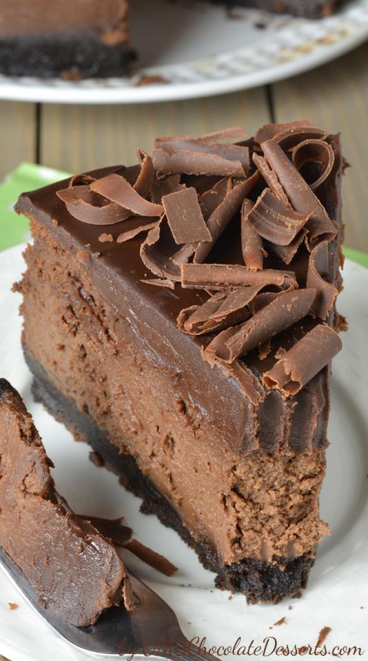 Riple Chocolate Cheesecake With Oreo Crust 