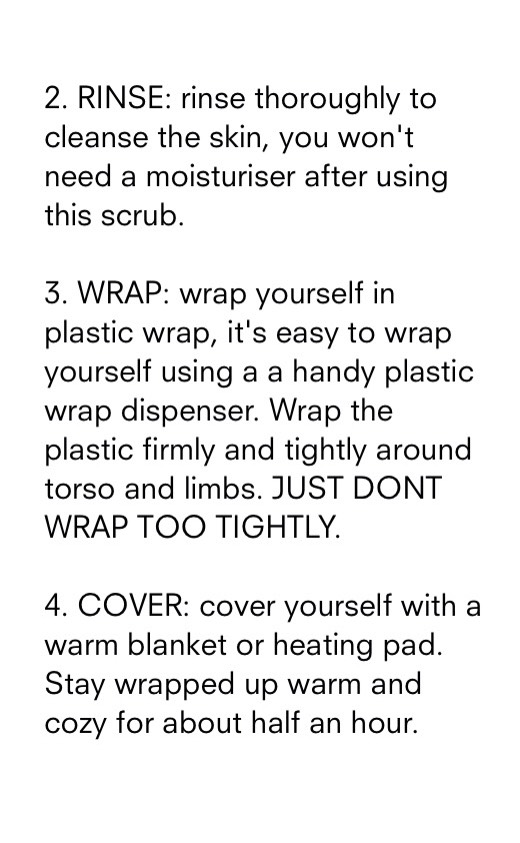 Homemade Body Wraps 