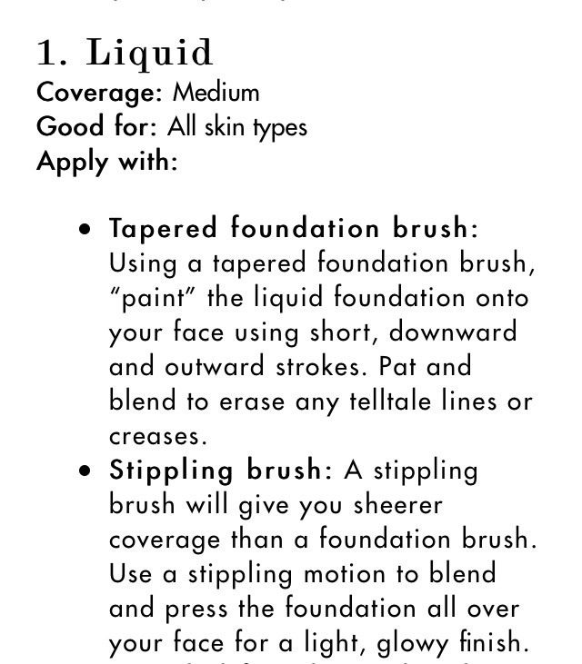 Foundation Application Guide! Liquid, Powder, Gel, Ect!!