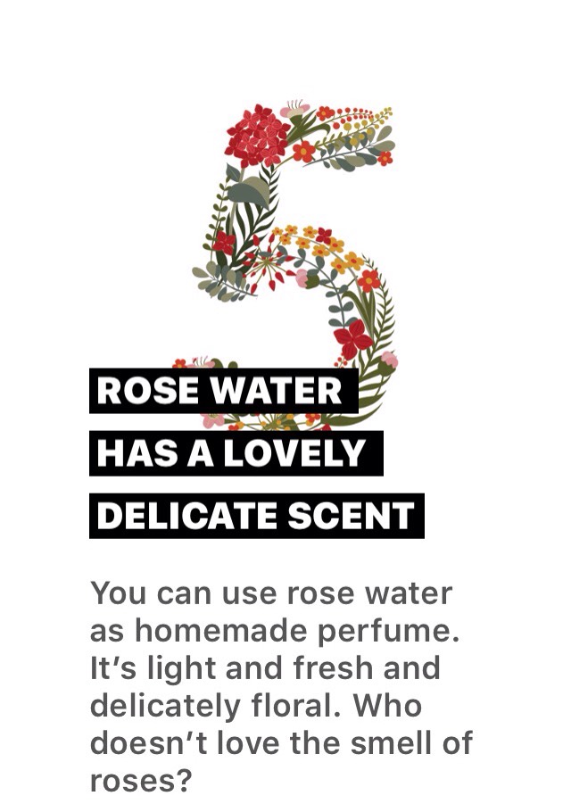 BENEFITS OF ROSE WATER 
