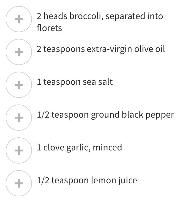 Roasted Garlic Lemon Broccoli