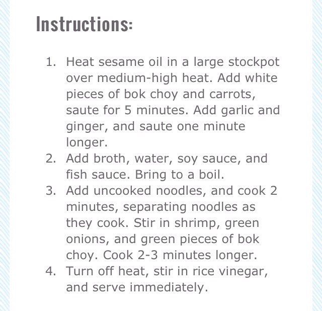 ✨Delicious Asian Noodle Soup✨😋
