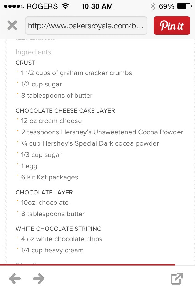 Kit Kat Cheesecake Bars!