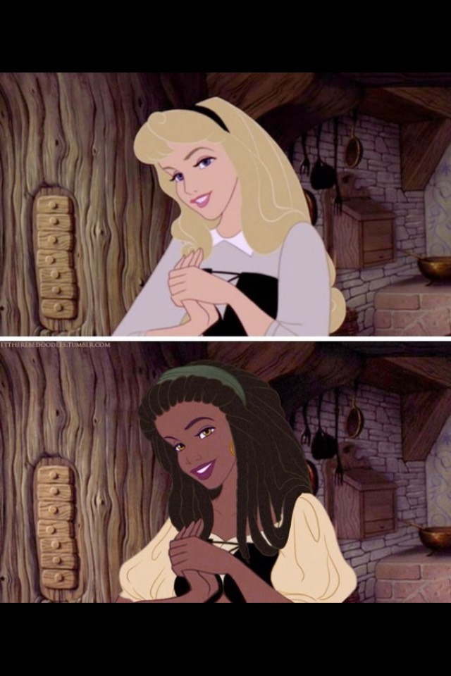 Disney Characters Different Races 