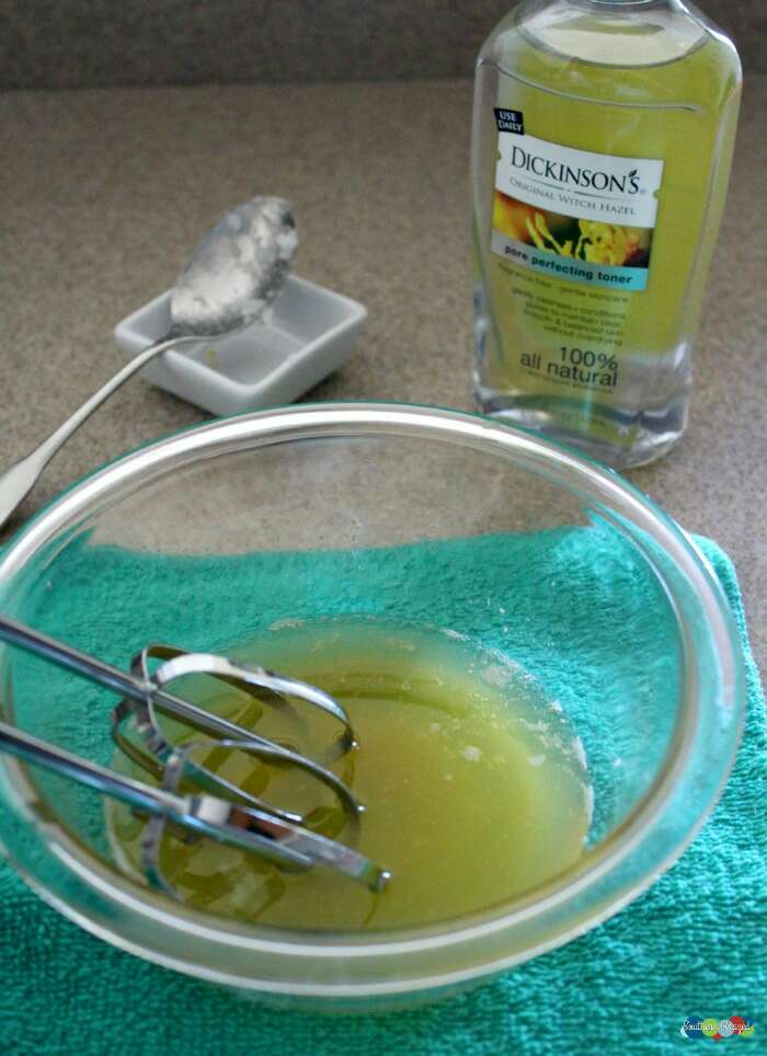 Continue to heat until all wax is melted