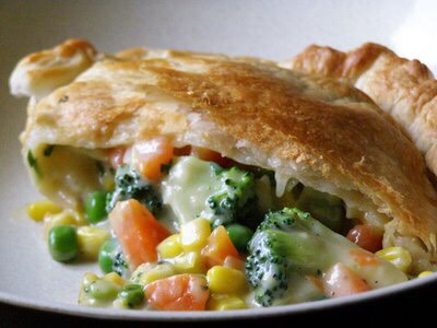 Vegetable pot pie