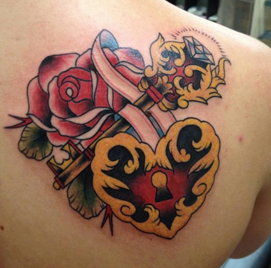    Lock And Key Tattoos!!!!