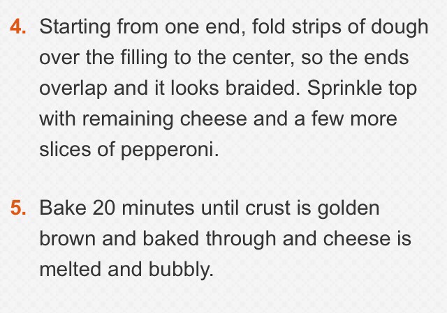 Pepperoni Pizza Braid