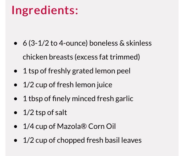 💥Lemon Basil Grilled Chicken💥
