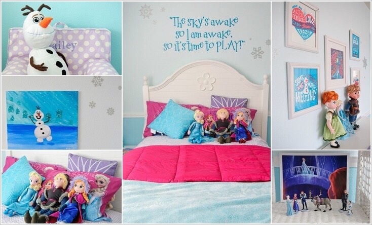 Frozen Movie Inspired Kids Bedroom Ideas