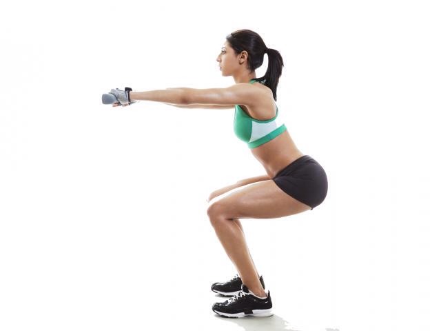 Squats will help you firm your butt and legs!
