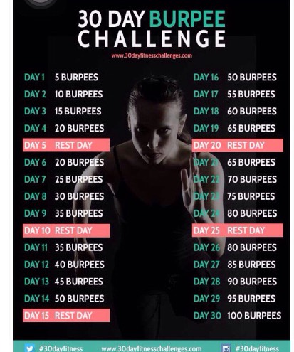 30 Day Workout Challenge 