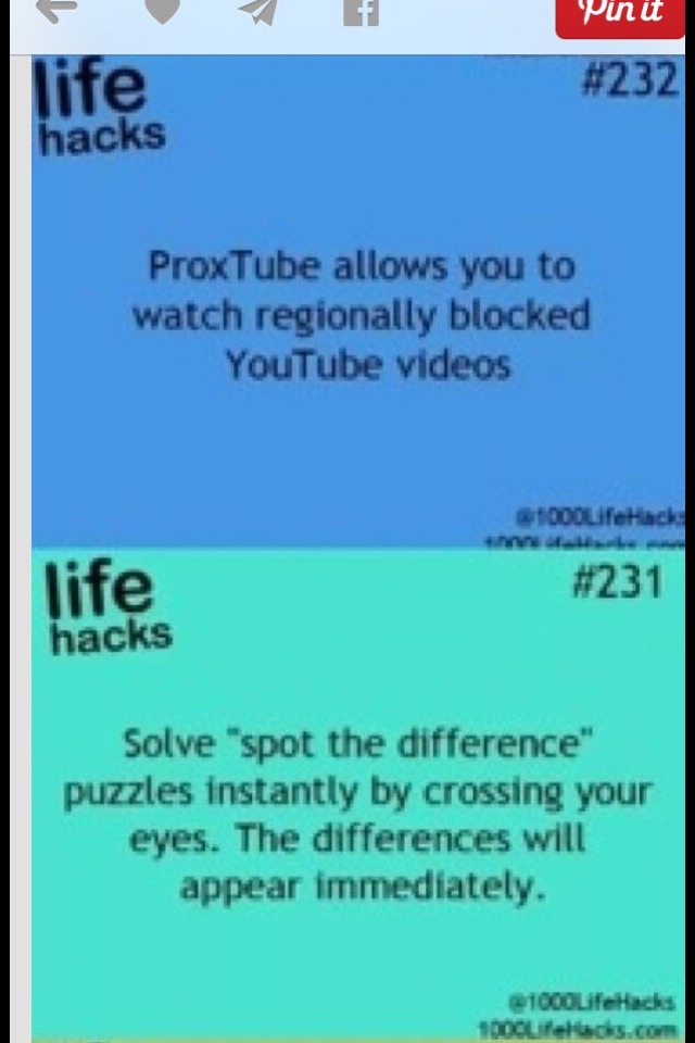 Life Hacks 