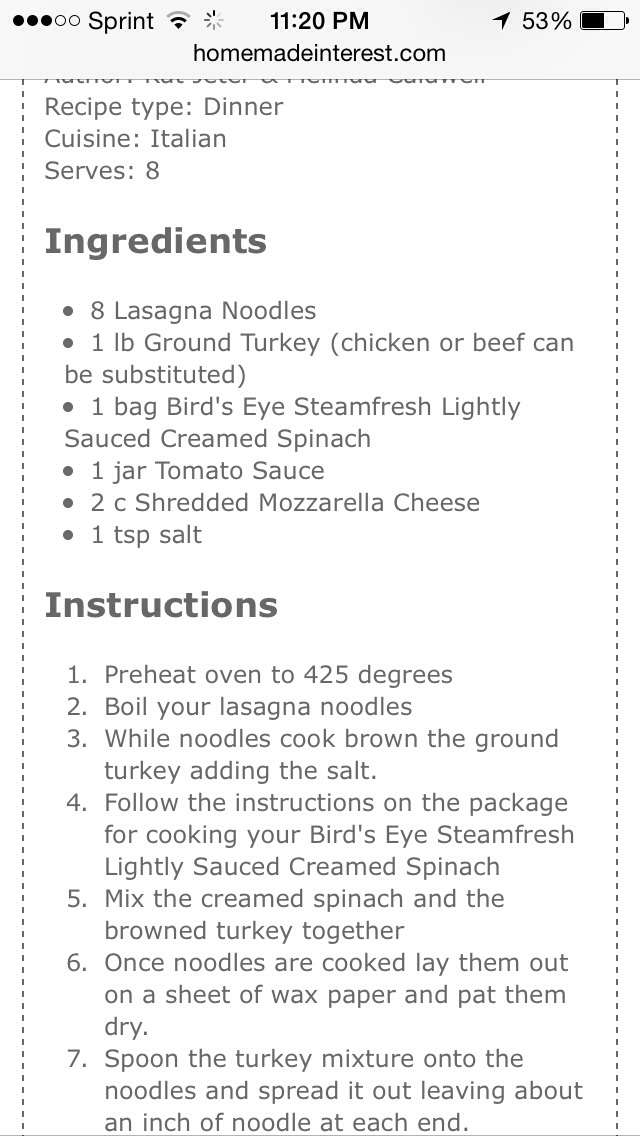 KID-FRIENDLY SPINACH LASAGNA ROLL-UPS
