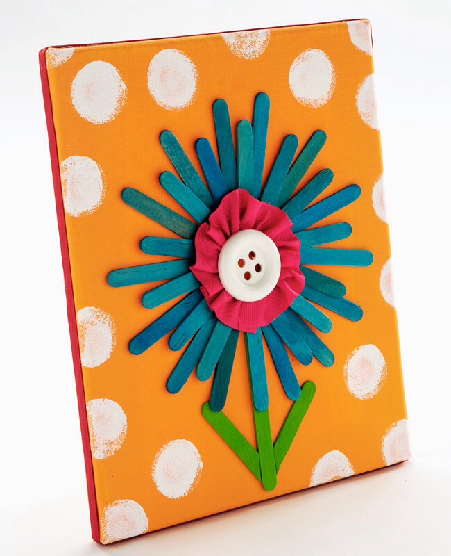 Simples Kids Crafts With Popsicles:)