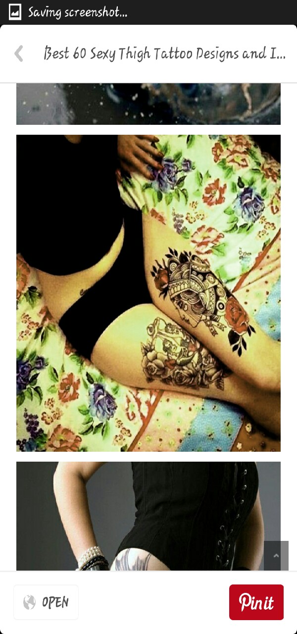 Sexy Thigh Tattoos And Designs For Women! 