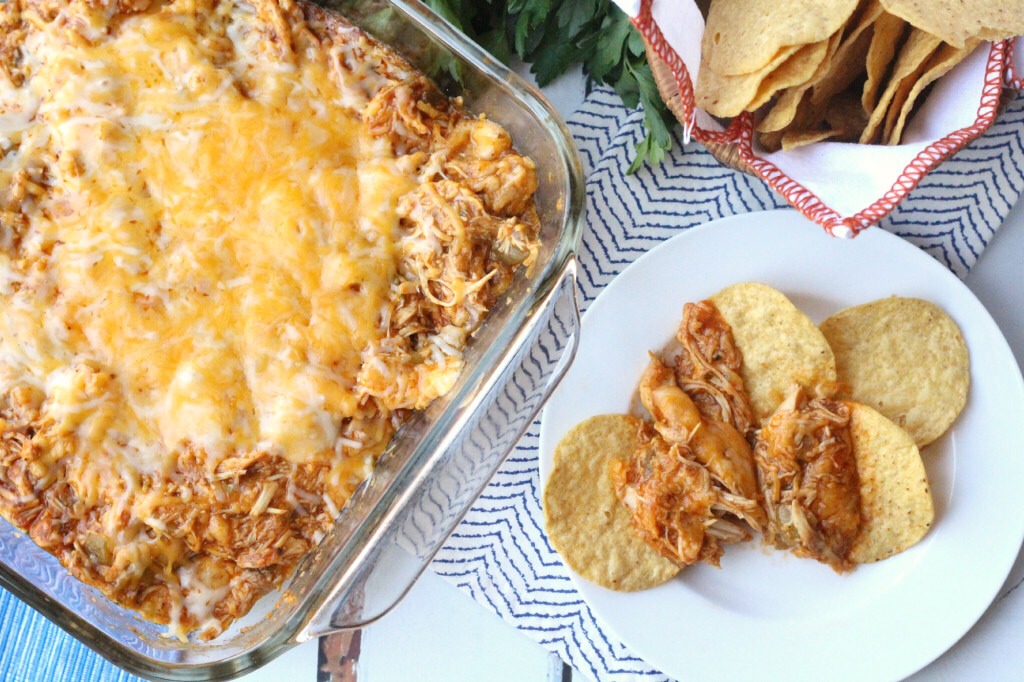 Cheesy chicken Enchilada Dip