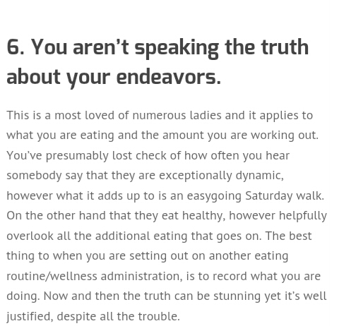 7 Reasons Why You Aren't Losing Weight ❤❤❤ 