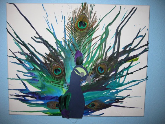 Melted Crayon Art Designs 