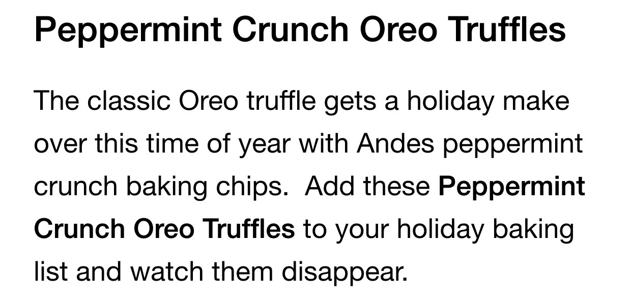 Peppermint Crunch Oreo Truffles.😋🎄