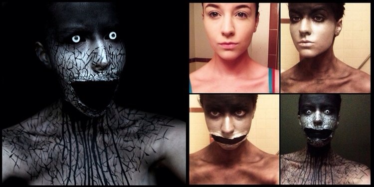 🎃Spooky Face And Body Paint Ideas For Halloween!🎃