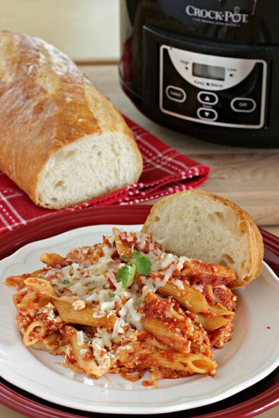 Slow Cooker Ziti With Italian Sausage🍴🍽