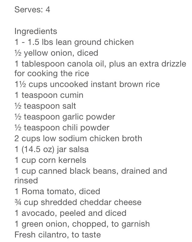 One Pot Cheesy Chicken Taco Rice