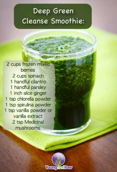 3.Deep Green Cleanse Smoothie