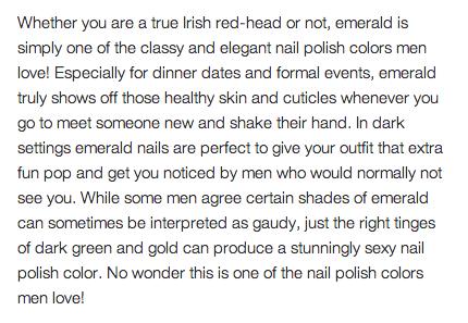 Fabulous Nail Polish Colors Men Love On Women