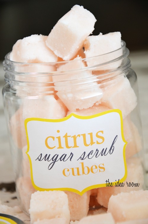 Super Easy Sugar Scrub Cube Recipe
