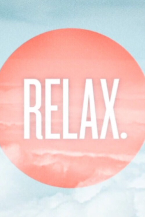 Don't stress. Be relax😊