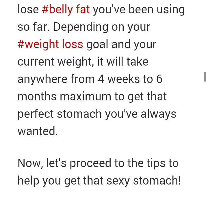 50 Ways To Lose Stomach Fat Fast! Part 1