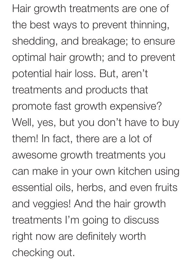 5 Homemade Hair Growth Treatments! 