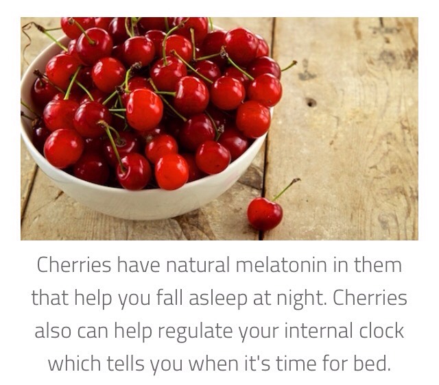 🍒Foods That Help With Sleep & Metabolism 🍌
