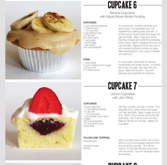 💙30 Different Easy To Make Cupcake Recipes!!!!!(:💙