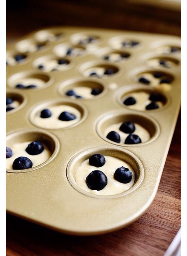 Bake mini pancake bites the nite before and Pop a few in the microwave for delicious mini pancakes in the morning!