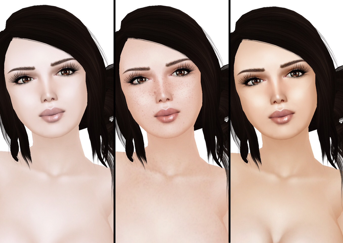 You can create the illusion that your bra size has doubled in size. It's all about the shading. Your cleavage is a shadow of the beast tissue. If you don't have full breast, you can contours your breast line to create that shadow(cleavage). CLICK ON IMAGE TO SEE FULL PICTURE!