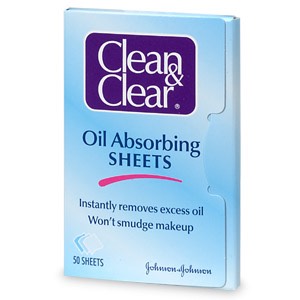 These handy dandy blotting sheets!!
