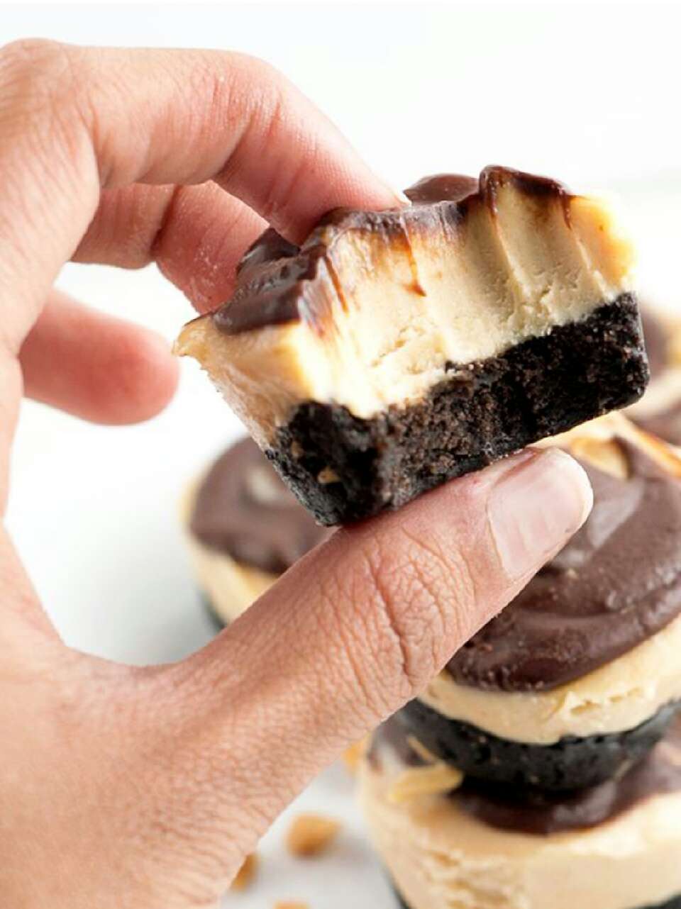 Mini Peanut Butter Cheesecakes!